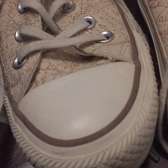 Gold patterned converse - Picture 5 of 8